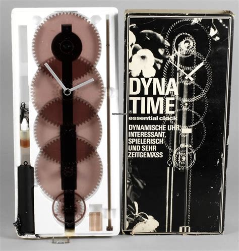 Dyna Time Röhm Wanduhr 70er Jahre Design Uhr.